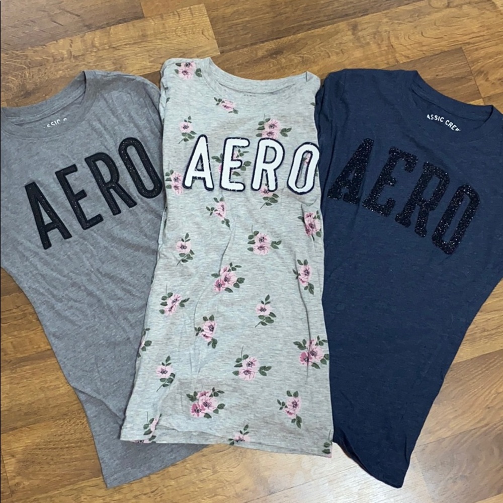 Aeropostale Classic Crew tee bundle